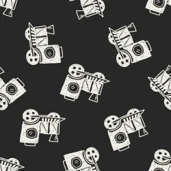 Tapeta Bajkowe Parowozy – Kolejowa Abstrakcja z Lokomotywami