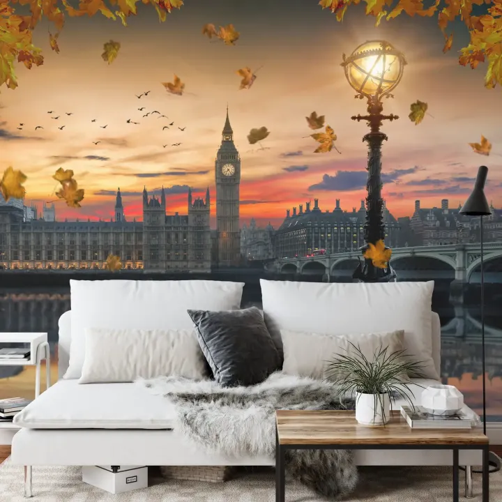 Fototapeta Londyn – Big Ben i Panorama Tamizy