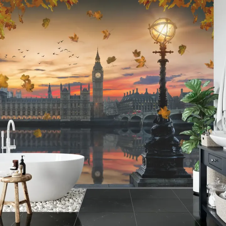 Fototapeta Londyn – Big Ben i Panorama Tamizy