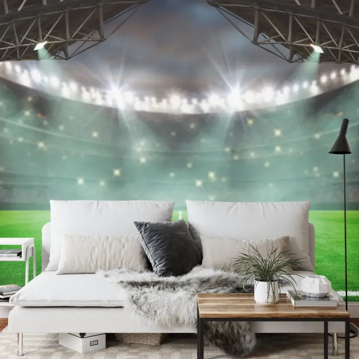 Fototapeta Piłka Nożna – Stadion Pełen Emocji Sportowych