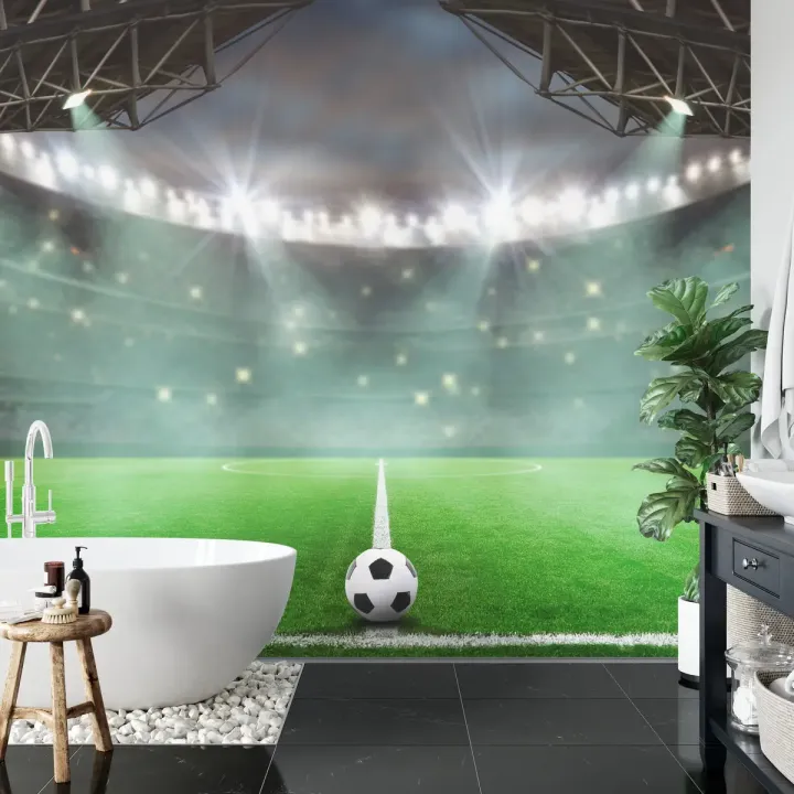 Fototapeta Piłka Nożna – Stadion Pełen Emocji Sportowych