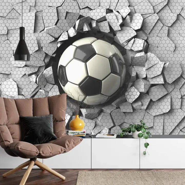 Fototapeta Piłka Nożna – Sportowa Architektura Industrialna