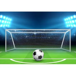 Fototapeta Piłka Nożna – Mecz na Stadionie i Boisko