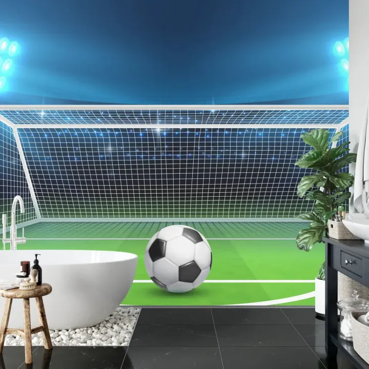 Fototapeta Piłka Nożna – Mecz na Stadionie i Boisko