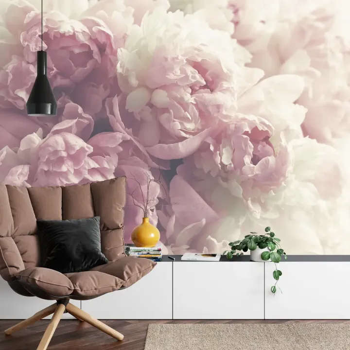 Fototapeta Kwitnące Peonie – Delikatne Kwiaty w Ogród Wiosny