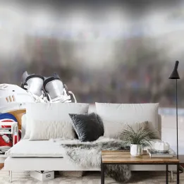 Fototapeta Zestaw Hokeisty – Sportowa Dynamika na Lodowisku