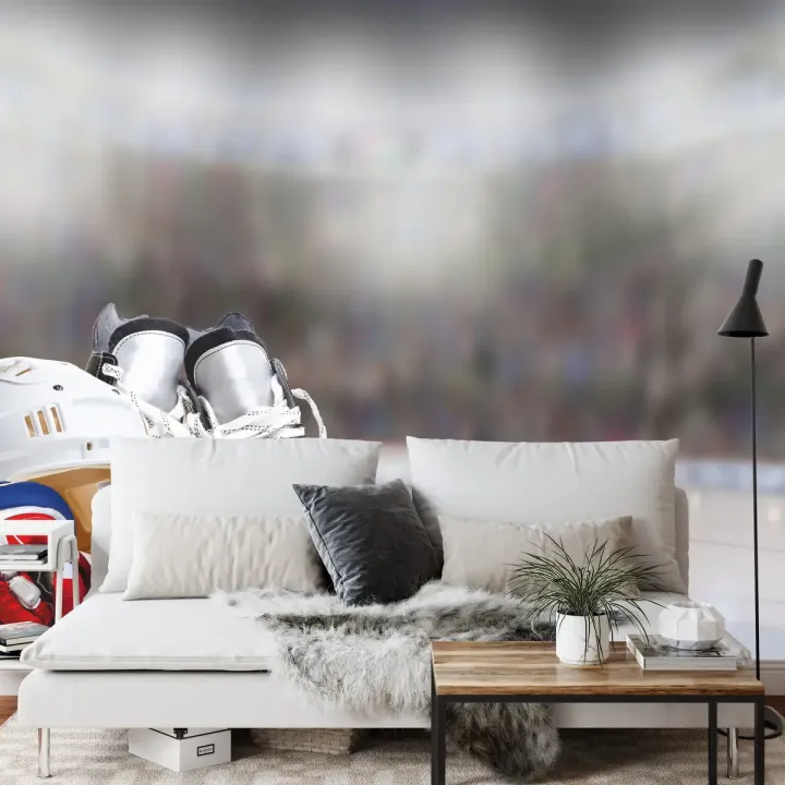 Fototapeta Zestaw Hokeisty – Sportowa Dynamika na Lodowisku