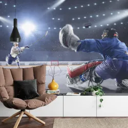 Fototapeta Hokej – Dynamika Gry na Lodowisku