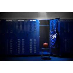 Fototapeta Szatnia Drużyny Koszykówki – Sportowy Wystrój NBA