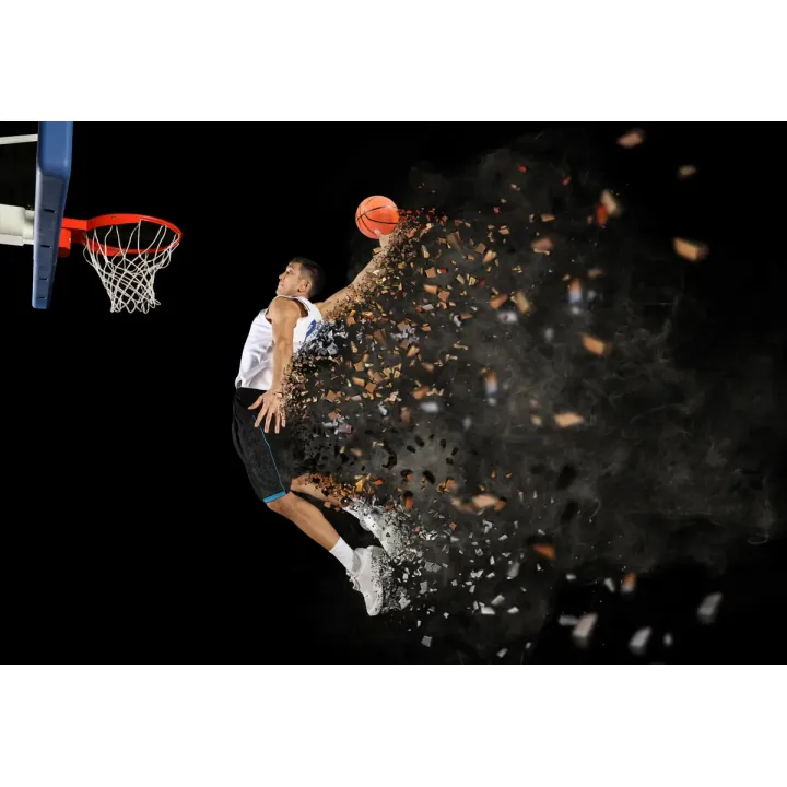 Fototapeta Koszykarz W Akcji – Dynamika Sportu na Ścianie – produkt