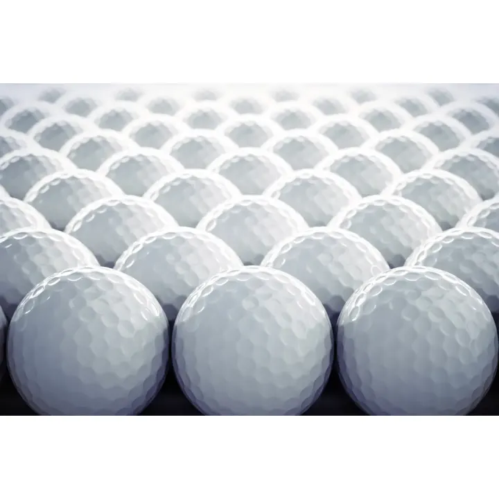 Fototapeta Piłeczki Golfowe 3D – Precyzja na Polu Golfowym – produkt