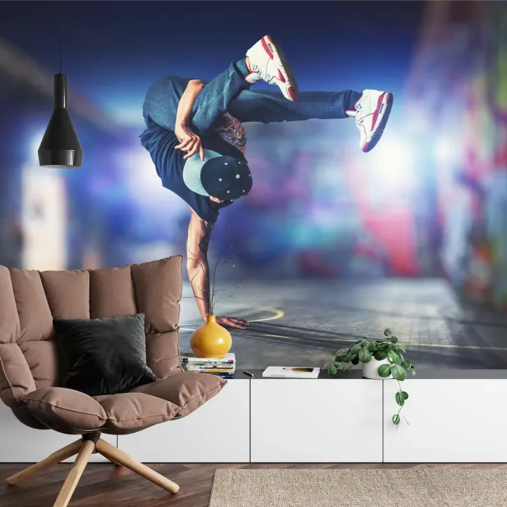 Fototapeta Tancerz Breakdance – Energia Tańca Ulicznego i Hip-Hopu