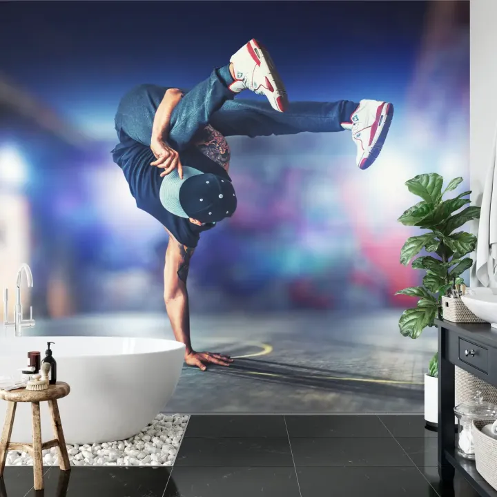 Fototapeta Tancerz Breakdance – Energia Tańca Ulicznego i Hip-Hopu