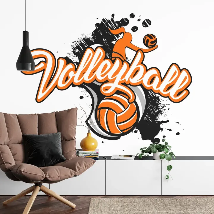 Fototapeta Piłka Siatkowa – Dynamika Sportu i Rywalizacja