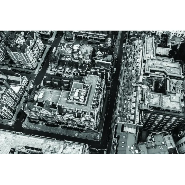 Fototapeta Londyn Czarno-Biała – Panorama Zabytkowej Architektury – produkt