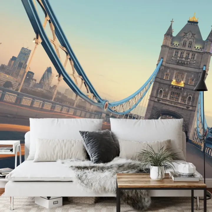 Fototapeta Londyn – Tower Bridge o Zachodzie Słońca