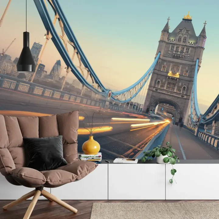 Fototapeta Londyn – Tower Bridge o Zachodzie Słońca