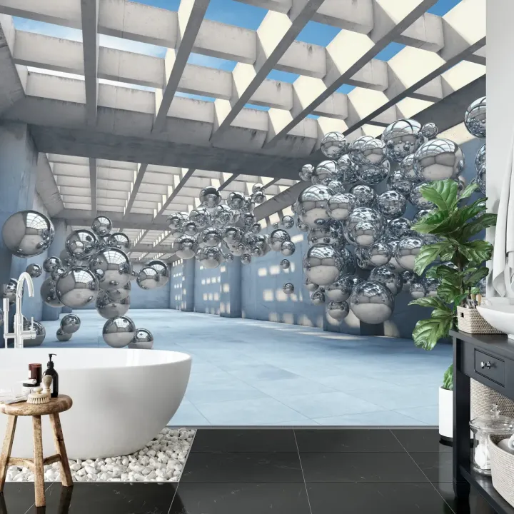 Fototapeta 3D Tunel – Abstrakcja Geometryczna z Głębią Perspektywy