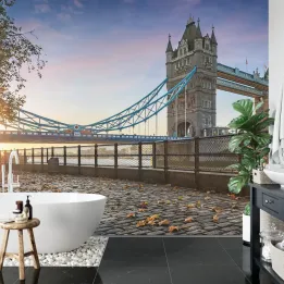 Fototapeta Londyn – Tower Bridge nad Tamizą