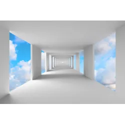 Fototapeta 3D Tunel – Iluzja Przestrzeni i Głębi