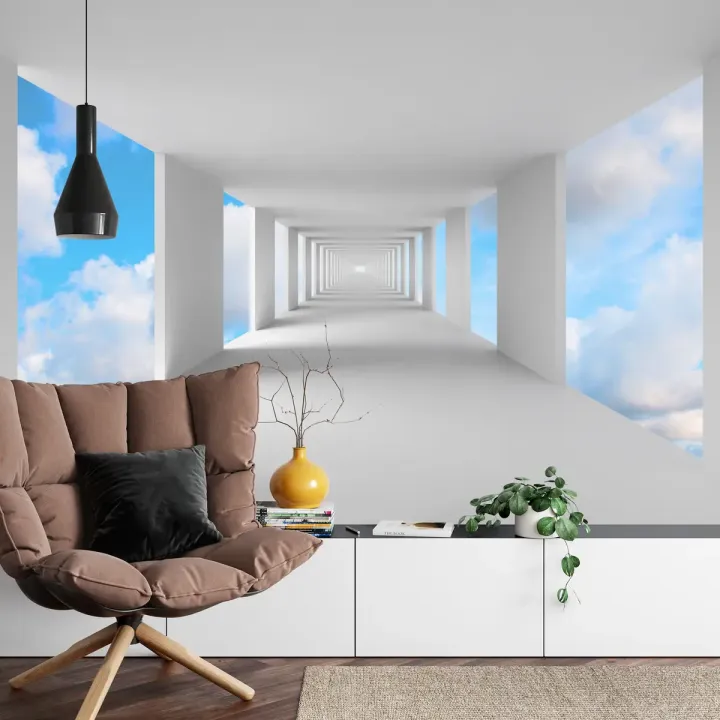 Fototapeta 3D Tunel – Iluzja Przestrzeni i Głębi