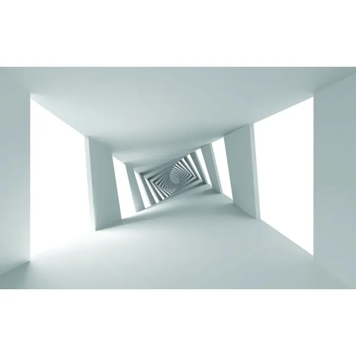 Fototapeta 3D Tunel – Głębia Perspektywy w Industrialnym Designie – produkt
