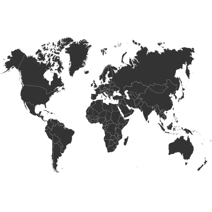 Fototapeta Mapa Świata – Geografia i Kontynenty w Twoim Wnętrzu – produkt