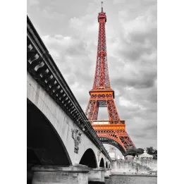 Plakat Wieża Eiffla – Ikona Paryża i Architektura Francji