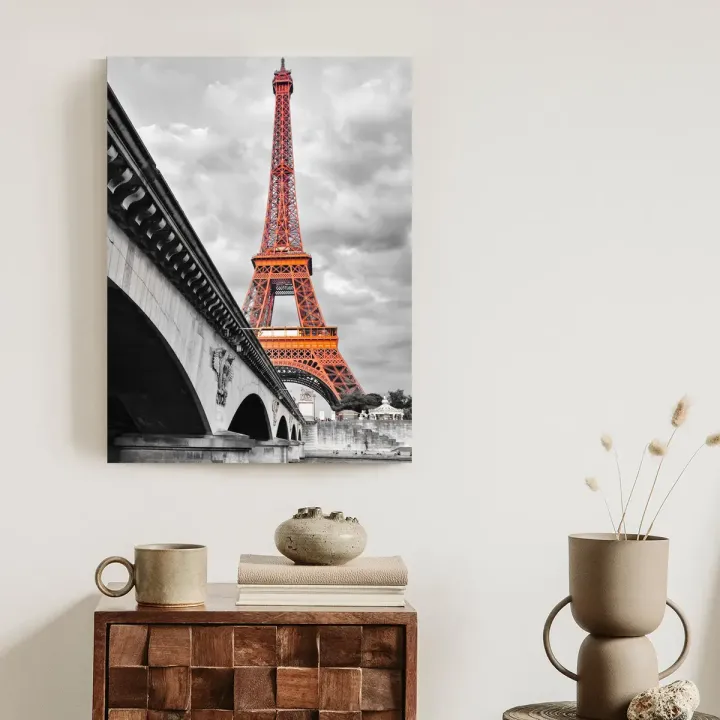 Plakat Wieża Eiffla – Ikona Paryża i Architektura Francji