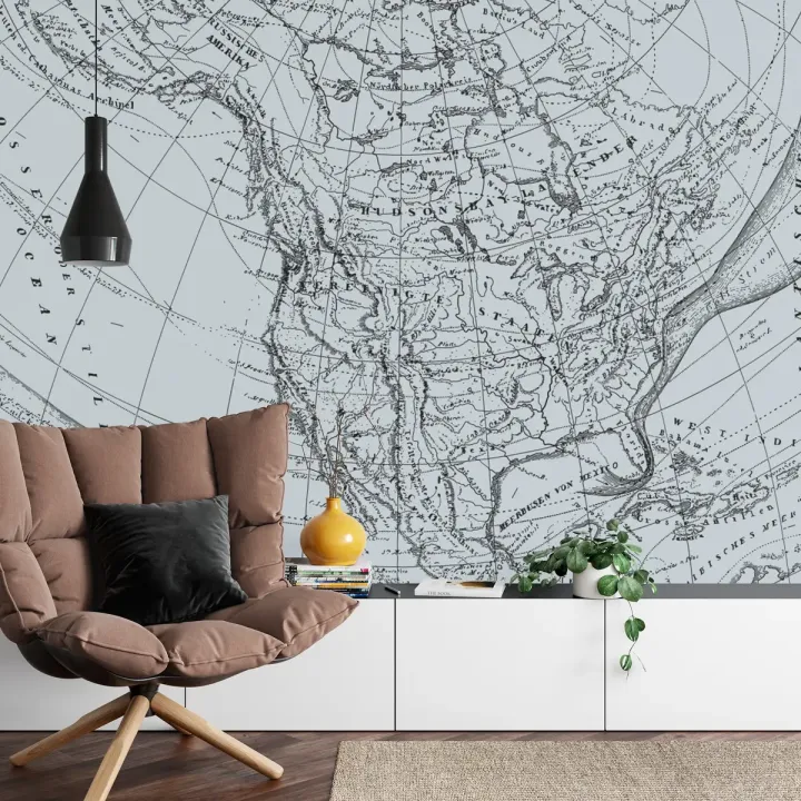 Fototapeta Stara Mapa – Kartografia i Odkrycia Geograficzne
