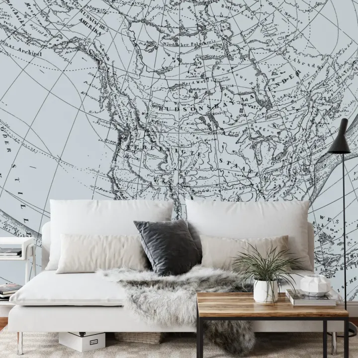 Fototapeta Stara Mapa – Kartografia i Odkrycia Geograficzne
