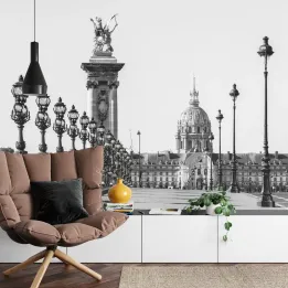 Fototapeta Paryż – Pont Alexandre III i Dôme des Invalides