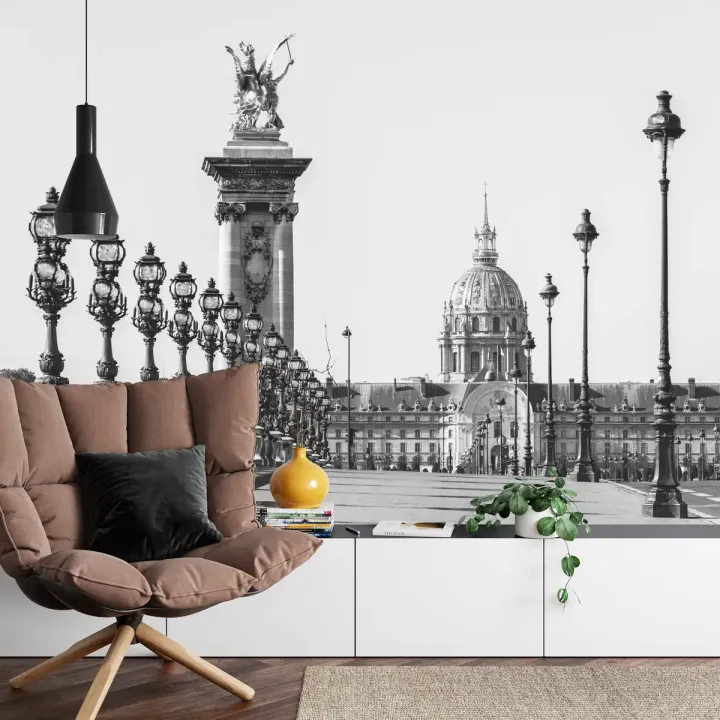 Fototapeta Paryż – Pont Alexandre III i Dôme des Invalides