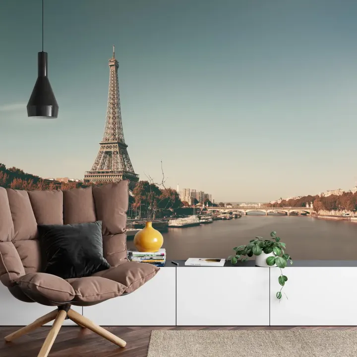 Fototapeta Paryż Wieża Eiffla – Panorama Sekwany i Architektura Miasta