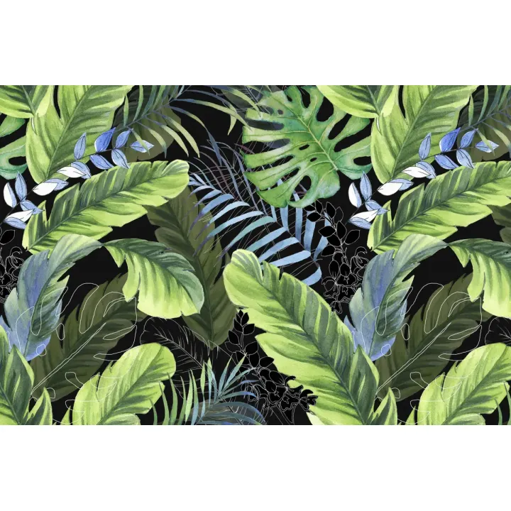 Fototapeta Liście Tropikalne – Roślinność Dżungli i Natura – produkt