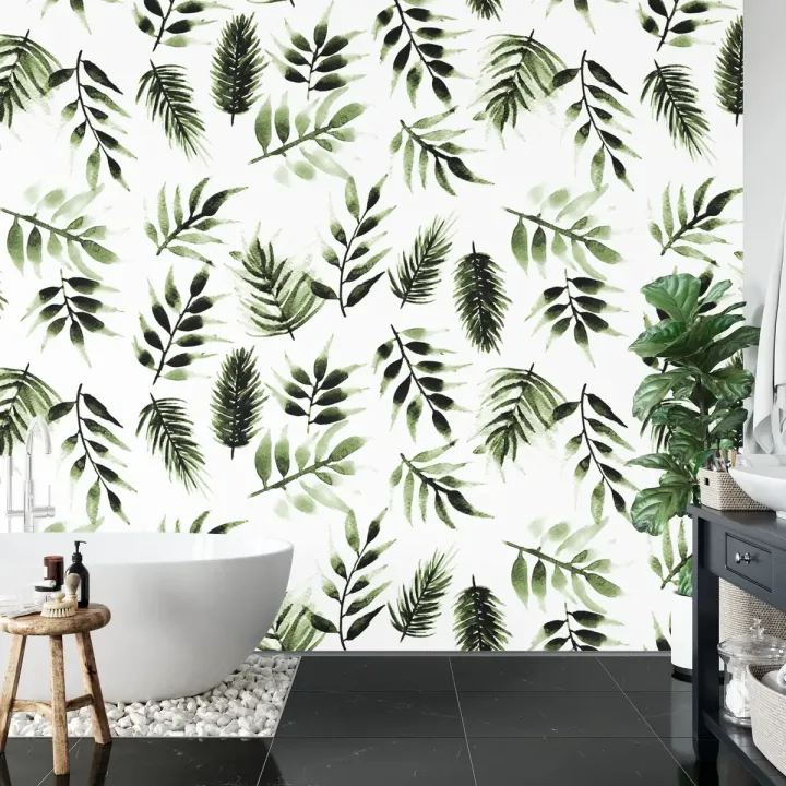 Fototapeta Liście Natura – Botaniczna Zieleń do Wnętrz
