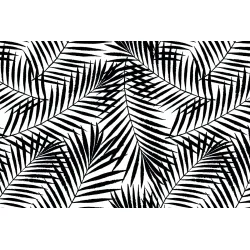 Fototapeta Liście Palmowe – Tropikalny Klimat w Geometrycznej Abstrakcji