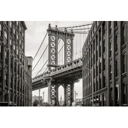 Fototapeta Most w Nowym Jorku – Most Brookliński i Skyline Manhattanu