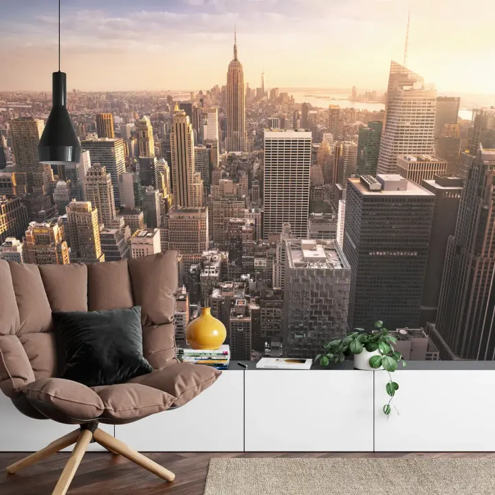 Fototapeta Nowy Jork – Skyline Manhattanu z lotu ptaka