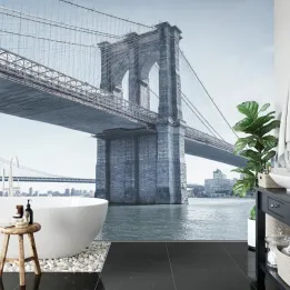 Fototapeta Most Brookliński – Skyline Nowego Jorku i Manhattanu