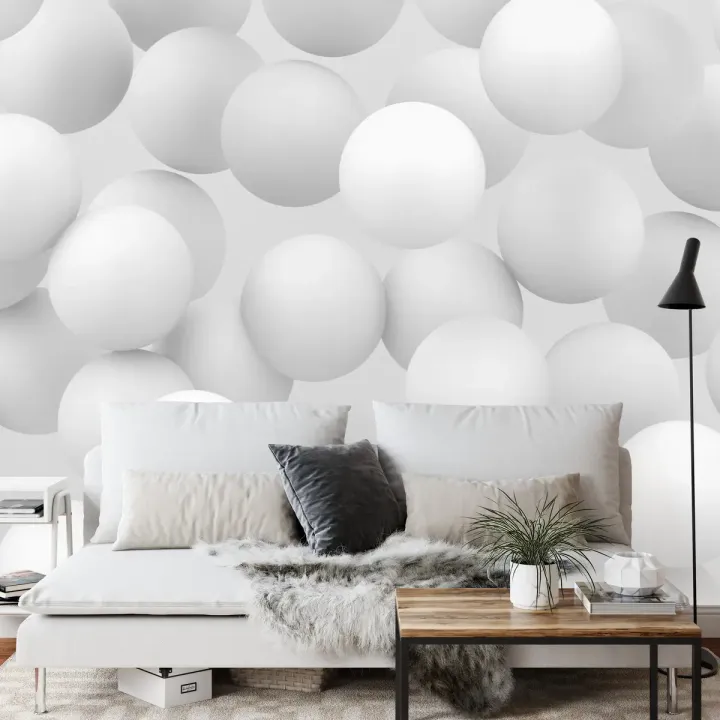 Fototapeta Kule – Abstrakcja Geometryczna w Minimalistycznym Stylu