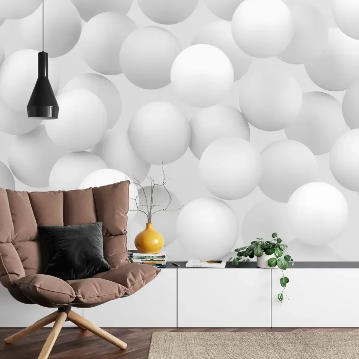 Fototapeta Kule – Abstrakcja Geometryczna w Minimalistycznym Stylu