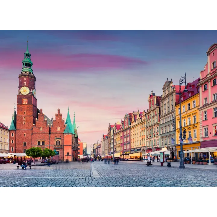 Fototapeta Ratusz we Wrocławiu – Gotycka Architektura Rynku – produkt