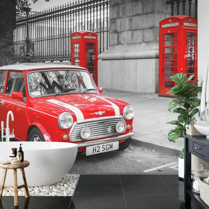 Fototapeta Mini W Londynie – Architektura Brytyjskiej Stolicy