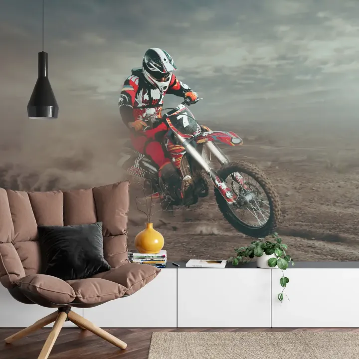 Fototapeta Motocross – Adrenalina na Pustyni w Stylu Off-Road