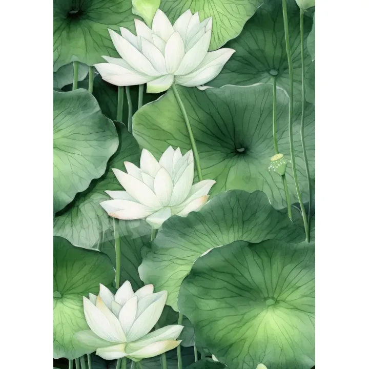 Plakat Kwiat Lotosu – Symbol Harmonii i Spokoju Zen