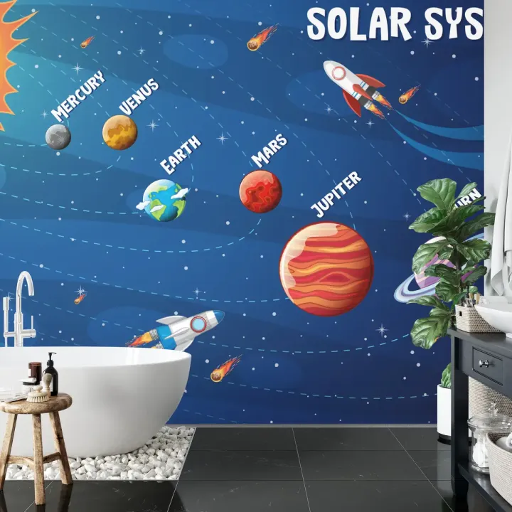 Fototapeta Układ Słoneczny – Kosmiczna Eksploracja Planet i Gwiazd