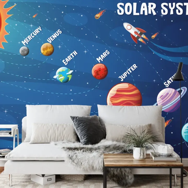 Fototapeta Układ Słoneczny – Kosmiczna Eksploracja Planet i Gwiazd