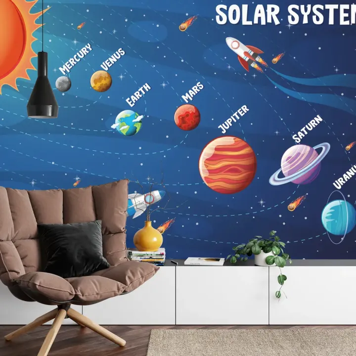Fototapeta Układ Słoneczny – Kosmiczna Eksploracja Planet i Gwiazd