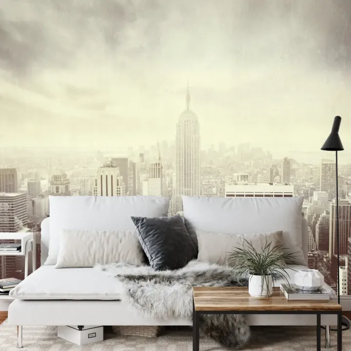 Fototapeta Nowy Jork – Nocny Skyline Manhattanu